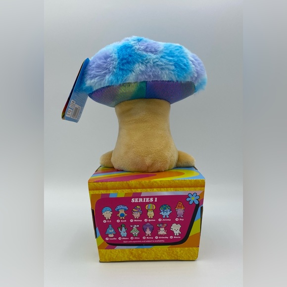 Living On The Veg Zeek Stuffed Mushroom Plush Toy Kellytoy Russ Fun Guy Series 1 - Picture 2 of 3